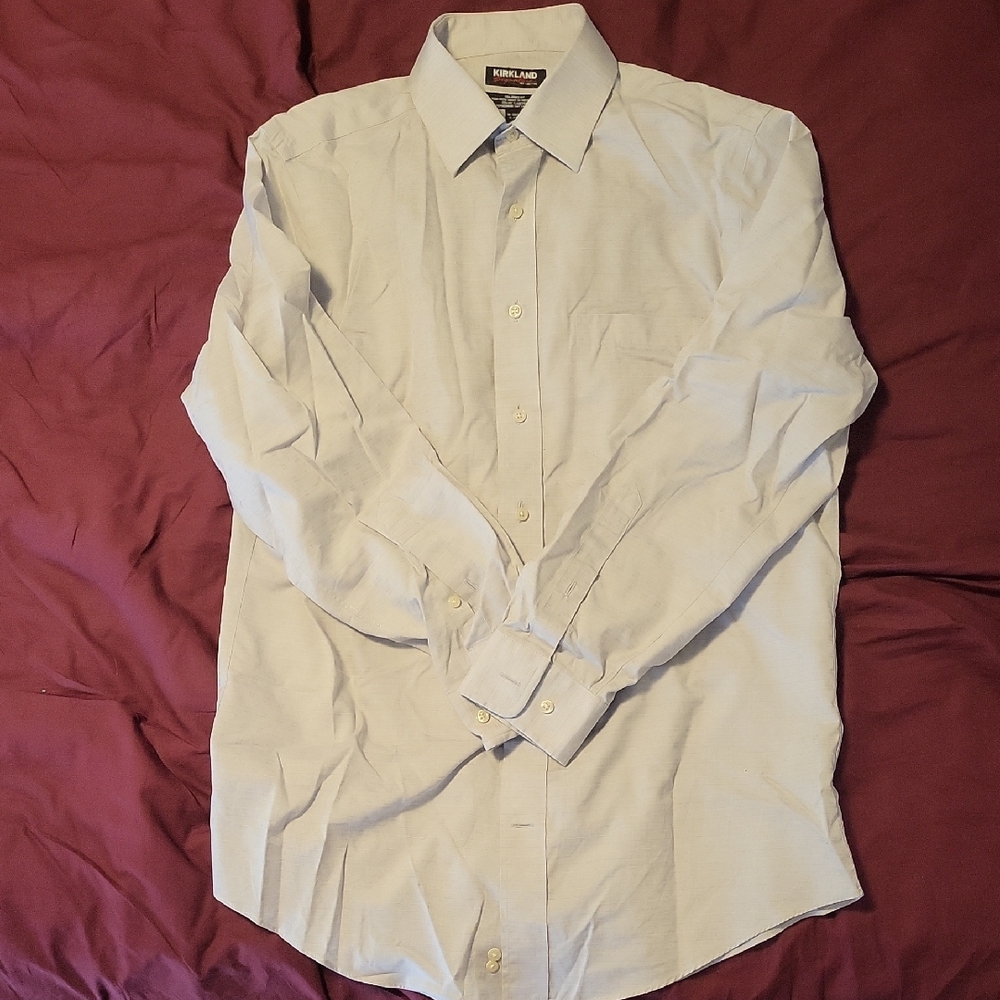 Kirkland Signature Gray Dress Shirt